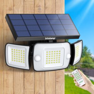 intelamp Lámpara Solar al aire libre con Control Remoto